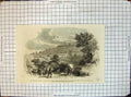 Antique Print Munsons Hill Earthwork Thrown Civil Wars Union Lines Virginia