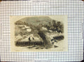 Antique Print War America Attack Civil War Batteries Bull Run New York 1861