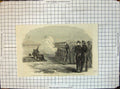 Antique Print Civil War America Execution Deserter Federal Camp Alexandria