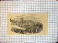 Original Old Antique Print Gavazzi Riot Montreal Wounded Water 1853 Victorian