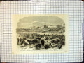 Antique Print Civil Wars Quitting Brownsville Texas Approach Federals 1864 19th