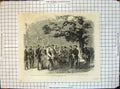 Old Print Civil War Prisoners Captured U S Pickets Fairfax Virginia 1861 19th