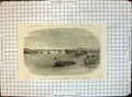 Old War America Federal Flotilla Missippi Fort Pillow Before Evacuati