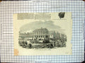 Antique Old Print Street View San Francisco Correspondent Horses Ox Barrels