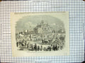 Antique Print Buffalo Lake Huron Railway Opening Ceremonies Goderich Canada
