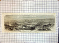 Old Chattanooga Federal Lines From Lower Ridge Lookout Mountain 1863 Victorian