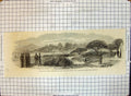 Antique Print Civil War America Camp Winfield Hatteras Inlet North Carolina