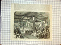 Original Old Antique Print Shah Hamadans Musjid Cashmere W Carpenter