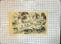 Old Print Agricultural Operations Around Peking Gathering Crops M Marchal 20th