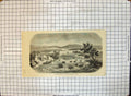 Antique Old Print Gathering Harvest China Men Small Tubs Boats Sea M Marchal