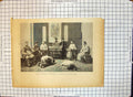 Original Old Antique Print Los Sucesos China Tribunal Tung Tchai