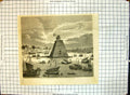 Original Old Antique Print Tien Sing River Peking Fort M Marchal Luneville