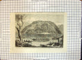 Old Antique Print War New Zealand Alexandra Redoubt Tuakau Waikato River