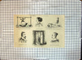 Original Old Antique Print Chinese Types Young Woman Peasant Gateway Whampoa