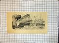 Antique Print London Launch Portugese Rainha De Portugal Mindello Blackwall