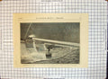 Original Old Antique Print Portsmouth Practice Torpedos For Defence Ports