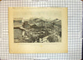 Original Old Antique Print Earthquake Japan Ruins Ciudad Nagoya Buildings