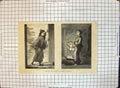Original Old Antique Print Souvenirs Journey Japan Morning Evening Lamp