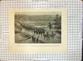 Antique Old Print War China Japan Japanese Troops Marching Chinese Frontier