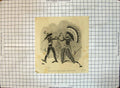 Original Old Antique Print Facsimile Mandan Chief Mato Tope Charles Bodmer