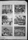 Old Print Saratoga Congress Park Music Pavilion Grand Union Hotel Gallery