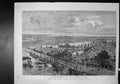 Original Old Antique Print Universal Exhibition New Orleans Ships River Fichot