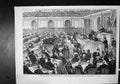Old Print Presidential Election United States Congress Meeting Washington