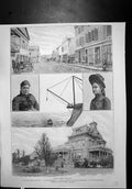 Antique Print Hawai Rue Reine Honolulu Princesse Kaiulani Residence Bishop 18th