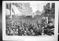 Old Print New York Represion Huelga De Los Empleados Transvias Police Mob 19th