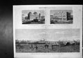 Old Print Burning Chicago Estacion Ferro Carril Tomada Lake Michigan 1862 19th