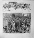 Old Print Assassin President U S A Washington Charles Guiteau Police 1881 19th