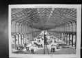 Old Antique Print International Exhibition Filadelfia Machinery Building