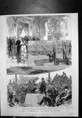 Old Print Fetes Centenary Independence U S A President Arthur French 1881 19th