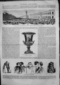 Antique Print Fair Cattle Alexander Nevki St Petersburg Vase Horace Vernet