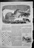 Original Old Antique Print Accident Kentish Town Train Line Junction Hampstead