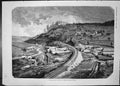 Old Antique Print Railway Station Track Caucase Section Quirial A Souram