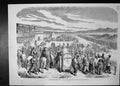 Old Antique Print Races Spring Peking M Thomassin Horses Spectators 1864 19th