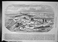 Antique Old Print Fort Kinburn Surrounded Ice Liman M R'Deau Naval Division