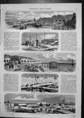 Original Old Antique Print Harbour Kinburn Monument General Souwarpoterne Ice