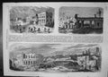Antique Old Print View Sebastopol Boulevard Entry Military Fort Palace Music