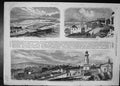 Antique Old Print View Entrance Military Port Sebastopol Bay After Capture