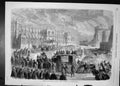 Old Print Ceremony Prince Albert Arrival Cortege Chapel St George Windsor