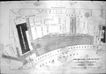 Antique Print Plan Land Reclaimed River Thames Charing Cross Waterloo 1869 19th