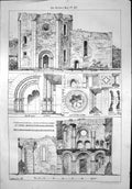 Old Helgeand'S-Kyrkan Church Exterior Elevations Details Sweden 1871 Victorian