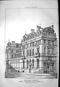 Old Architecture Regent Street F Peck Architect Elkington Premises 1871 19th