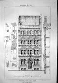 Old Warehouse York Place Leeds Henry Walker Architect Elevation 1871 Victorian