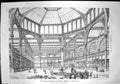 Antique Old Print Bradford New Covered Market Interior Lockwood Mawson 1872
