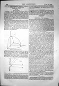 Original Old Antique Print Law Science Ancient Lights Effect Oblique Rays 1869