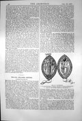 Old Balliol College Oxford Seal Counterseal Lady Devorgilla Balliol1869 19th