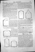 Original Old Antique Print Arrangements Lighting Picture Galleries 1870 19th